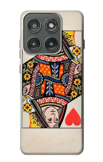 S3429 クイーンハートカード Queen Hearts Card Motorola Edge (2025) バックケース、フリップケース・カバー