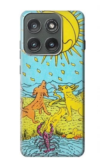 S3435 タロットカード月 Tarot Card Moon Motorola Edge (2025) バックケース、フリップケース・カバー