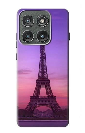 S3447 エッフェルパリの夕日 Eiffel Paris Sunset Motorola Edge (2025) バックケース、フリップケース・カバー