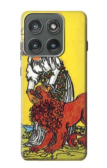 S3458 タロットカード 力 Strength Tarot Card Motorola Edge (2025) バックケース、フリップケース・カバー