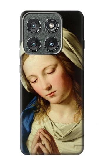 S3476 聖母マリアの祈り Virgin Mary Prayer Motorola Edge (2025) バックケース、フリップケース・カバー