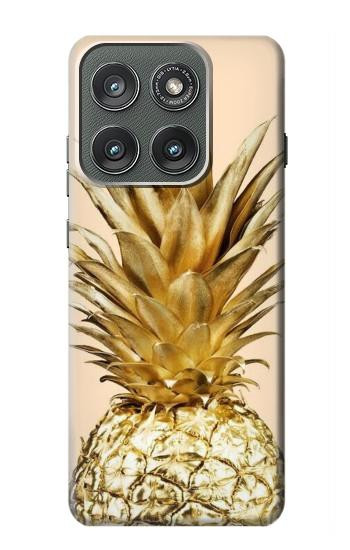 S3490 ゴールドパイナップル Gold Pineapple Motorola Edge (2025) バックケース、フリップケース・カバー