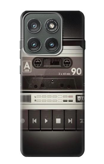 S3501 ビンテージカセットプレーヤー Vintage Cassette Player Motorola Edge (2025) バックケース、フリップケース・カバー