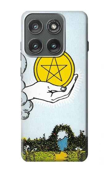 S3722 タロットカードペンタクルコインのエース Tarot Card Ace of Pentacles Coins Motorola Edge (2025) バックケース、フリップケース・カバー