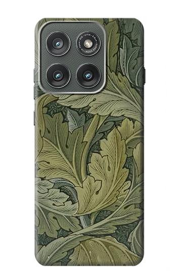 S3790 ウィリアムモリスアカンサスの葉 William Morris Acanthus Leaves Motorola Edge (2025) バックケース、フリップケース・カバー