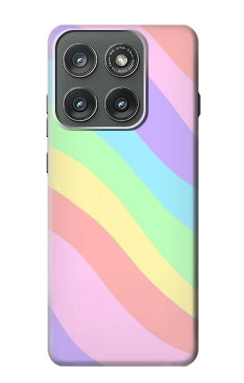 S3810 パステルユニコーンサマー波 Pastel Unicorn Summer Wave Motorola Edge (2025) バックケース、フリップケース・カバー