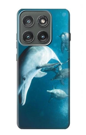 S3878 イルカ Dolphin Motorola Edge (2025) バックケース、フリップケース・カバー