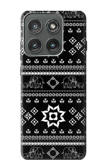 S3932 エレファントパンツの柄 Elephant Pants Pattern Motorola Edge (2025) バックケース、フリップケース・カバー