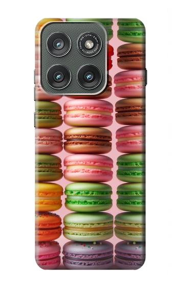 S3974 カラフルなマカロン Colorful Macaron Motorola Edge (2025) バックケース、フリップケース・カバー