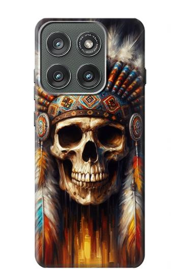 S4016 ネイティブ スカル Native Skull Motorola Edge (2025) バックケース、フリップケース・カバー
