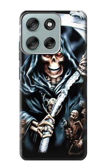 S0295 死神 Grim Reaper Motorola Moto G56 バックケース、フリップケース・カバー