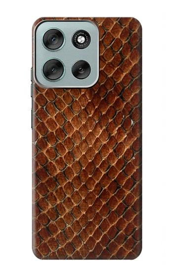 S0555 蛇の皮膚 グラフィックプリント Snake Skin Motorola Moto G56 バックケース、フリップケース・カバー