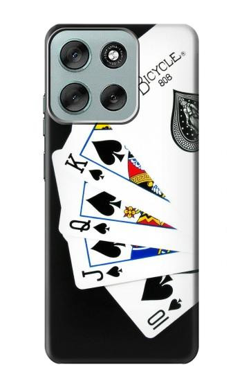 S1078 ポーカーロイヤルストレートフラッシュ Poker Royal Straight Flush Motorola Moto G56 バックケース、フリップケース・カバー
