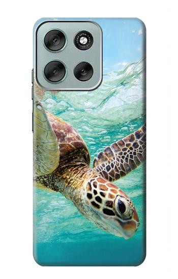 S1377 ウミガメ Ocean Sea Turtle Motorola Moto G56 バックケース、フリップケース・カバー