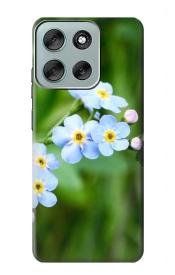 S1818 私を忘れないでください Forget Me Not Motorola Moto G56 バックケース、フリップケース・カバー