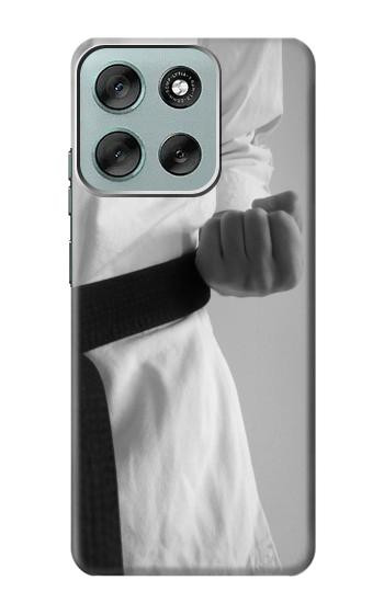 S1931 黒帯空手 Black Belt Karate Motorola Moto G56 バックケース、フリップケース・カバー