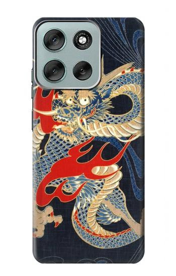 S2073 日本ドラゴン Japan Dragon Art Motorola Moto G56 バックケース、フリップケース・カバー