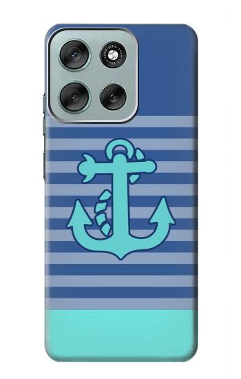S2081 航海アンカー Nautical Anchor Motorola Moto G56 バックケース、フリップケース・カバー