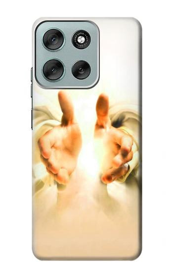 S2546 神の手 天国 Hand of God Heaven Motorola Moto G56 バックケース、フリップケース・カバー