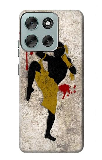 S2635 ムエタイキックボクシング格闘技 Muay Thai Kickboxing Fight Blood Motorola Moto G56 バックケース、フリップケース・カバー