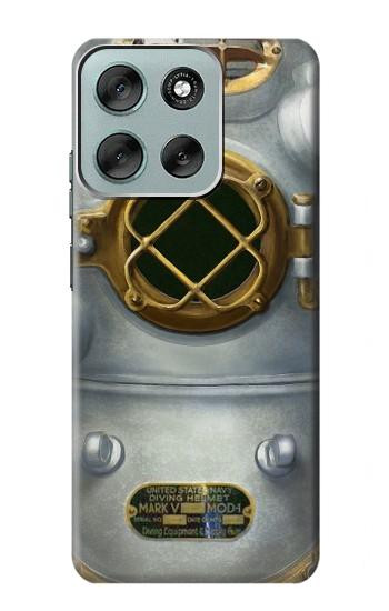 S2646 ヴィンテージ深海ダイビングヘルメット Vintage Deep Sea Diver Helmet Motorola Moto G56 バックケース、フリップケース・カバー