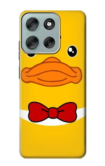 S2760 イエロー アヒル タキシード 漫画 Yellow Duck Tuxedo Cartoon Motorola Moto G56 バックケース、フリップケース・カバー