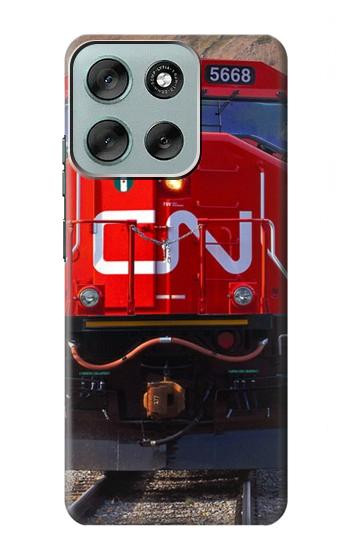 S2774 カナダの列車 Train Canadian National Railway Motorola Moto G56 バックケース、フリップケース・カバー