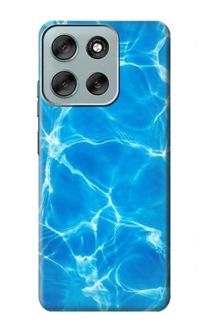 S2788 青い水 スイミングプール Blue Water Swimming Pool Motorola Moto G56 バックケース、フリップケース・カバー