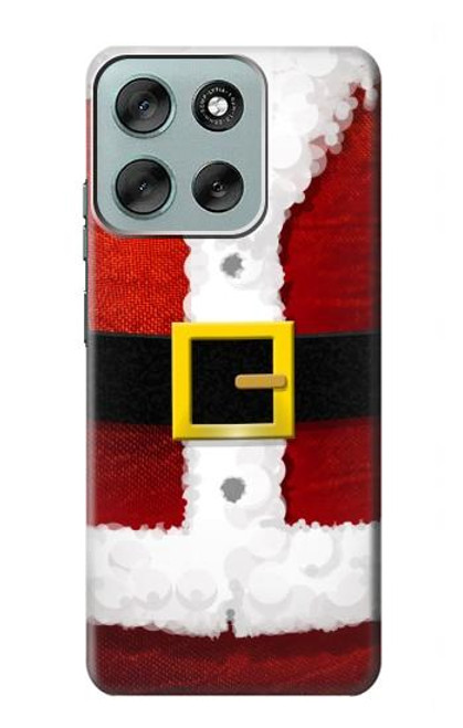 S2846 クリスマス・サンタクロース・コスチューム Christmas Santa Red Suit Motorola Moto G56 バックケース、フリップケース・カバー