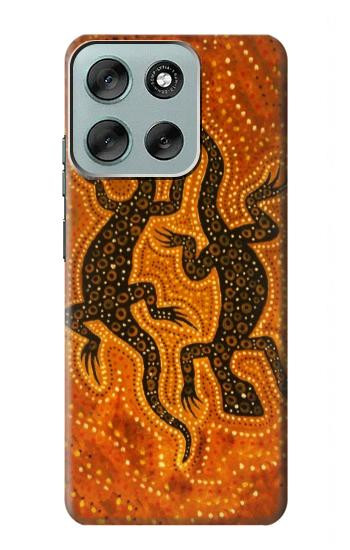 S2901 リザードアボリジニアート Lizard Aboriginal Art Motorola Moto G56 バックケース、フリップケース・カバー