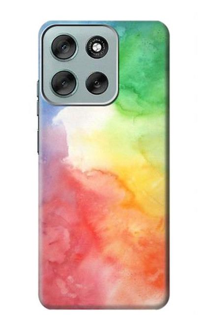 S2945 カラフル水彩 Colorful Watercolor Motorola Moto G56 バックケース、フリップケース・カバー