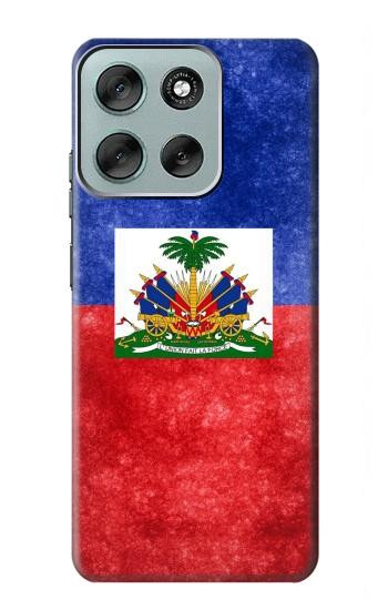 S3022 ハイチ旗 Haiti Flag Motorola Moto G56 バックケース、フリップケース・カバー