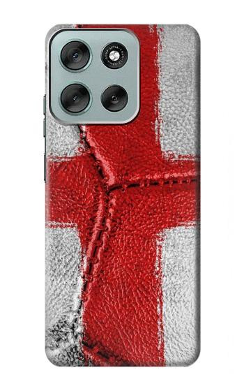 S3316 イングランドの旗ビンテージフットボールのグラフィック England Flag Vintage Football Graphic Motorola Moto G56 バックケース、フリップケース・カバー