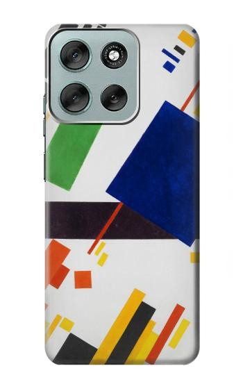 S3343 カジミール・マレーヴィチ最高指揮者作曲 Kazimir Malevich Suprematist Composition Motorola Moto G56 バックケース、フリップケース・カバー