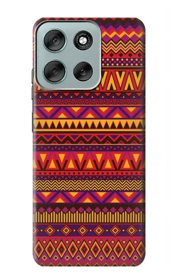 S3404 アステカパターン Aztecs Pattern Motorola Moto G56 バックケース、フリップケース・カバー