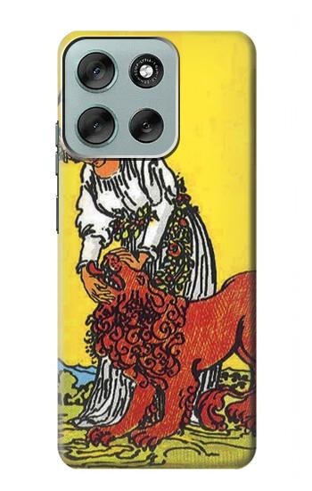 S3458 タロットカード 力 Strength Tarot Card Motorola Moto G56 バックケース、フリップケース・カバー