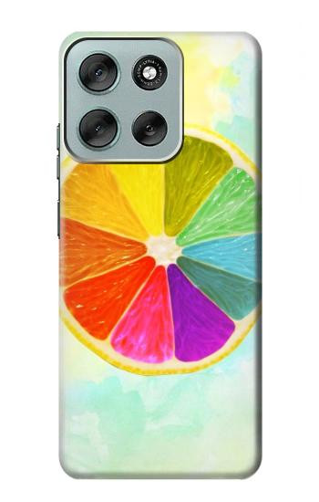 S3493 カラフルなレモン Colorful Lemon Motorola Moto G56 バックケース、フリップケース・カバー