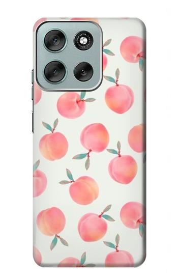 S3503 桃 Peach Motorola Moto G56 バックケース、フリップケース・カバー