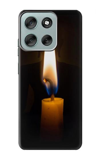 S3530 仏 Buddha Candle Burning Motorola Moto G56 バックケース、フリップケース・カバー