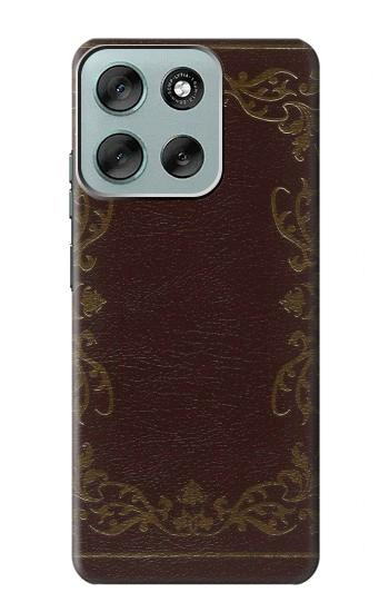 S3553 ヴィンテージブックカバー Vintage Book Cover Motorola Moto G56 バックケース、フリップケース・カバー