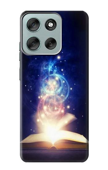 S3554 魔法書 Magic Spell Book Motorola Moto G56 バックケース、フリップケース・カバー