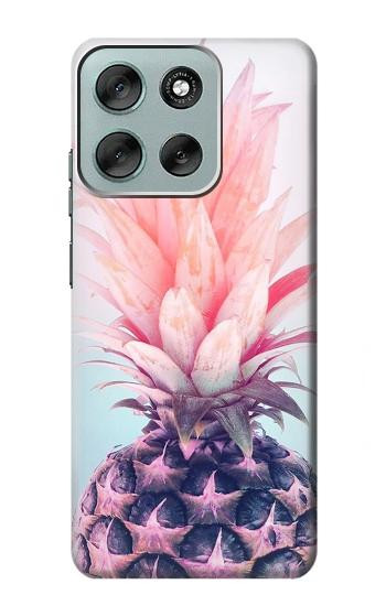 S3711 ピンクパイナップル Pink Pineapple Motorola Moto G56 バックケース、フリップケース・カバー