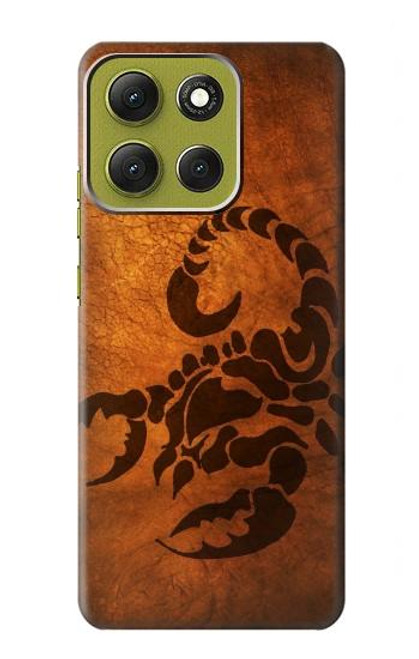 S0683 蠍のタトゥー Scorpion Tattoo Motorola Moto G86 バックケース、フリップケース・カバー
