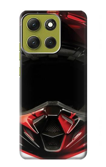 S1373 オートバイのヘルメット Motorcycle Helmet Motorola Moto G86 バックケース、フリップケース・カバー