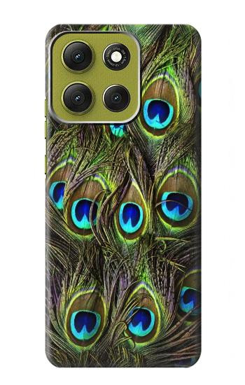 S1965 ピーコックフェザー Peacock Feather Motorola Moto G86 バックケース、フリップケース・カバー