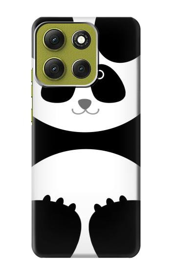 S2085 パンダミニマリスト Panda Minimalist Motorola Moto G86 バックケース、フリップケース・カバー