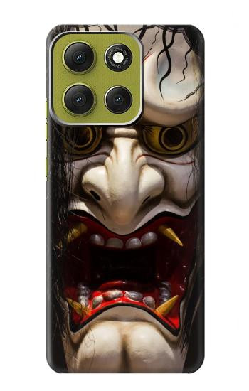 S2112 能面 Hannya Demon Mask Motorola Moto G86 バックケース、フリップケース・カバー