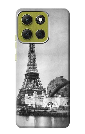 S2350 古いパリエッフェル塔 Old Paris Eiffel Tower Motorola Moto G86 バックケース、フリップケース・カバー