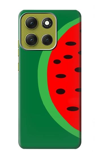S2383 スイカ Watermelon Motorola Moto G86 バックケース、フリップケース・カバー