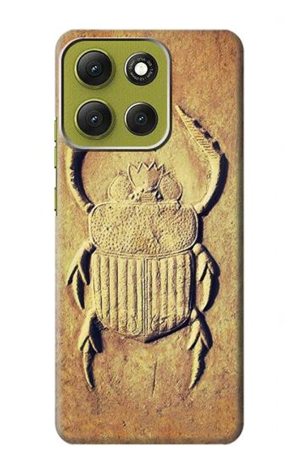 S2401 エジプトのスカラベ 甲虫 グラフィックプリント Egyptian Scarab Beetle Graphic Printed Motorola Moto G86 バックケース、フリップケース・カバー